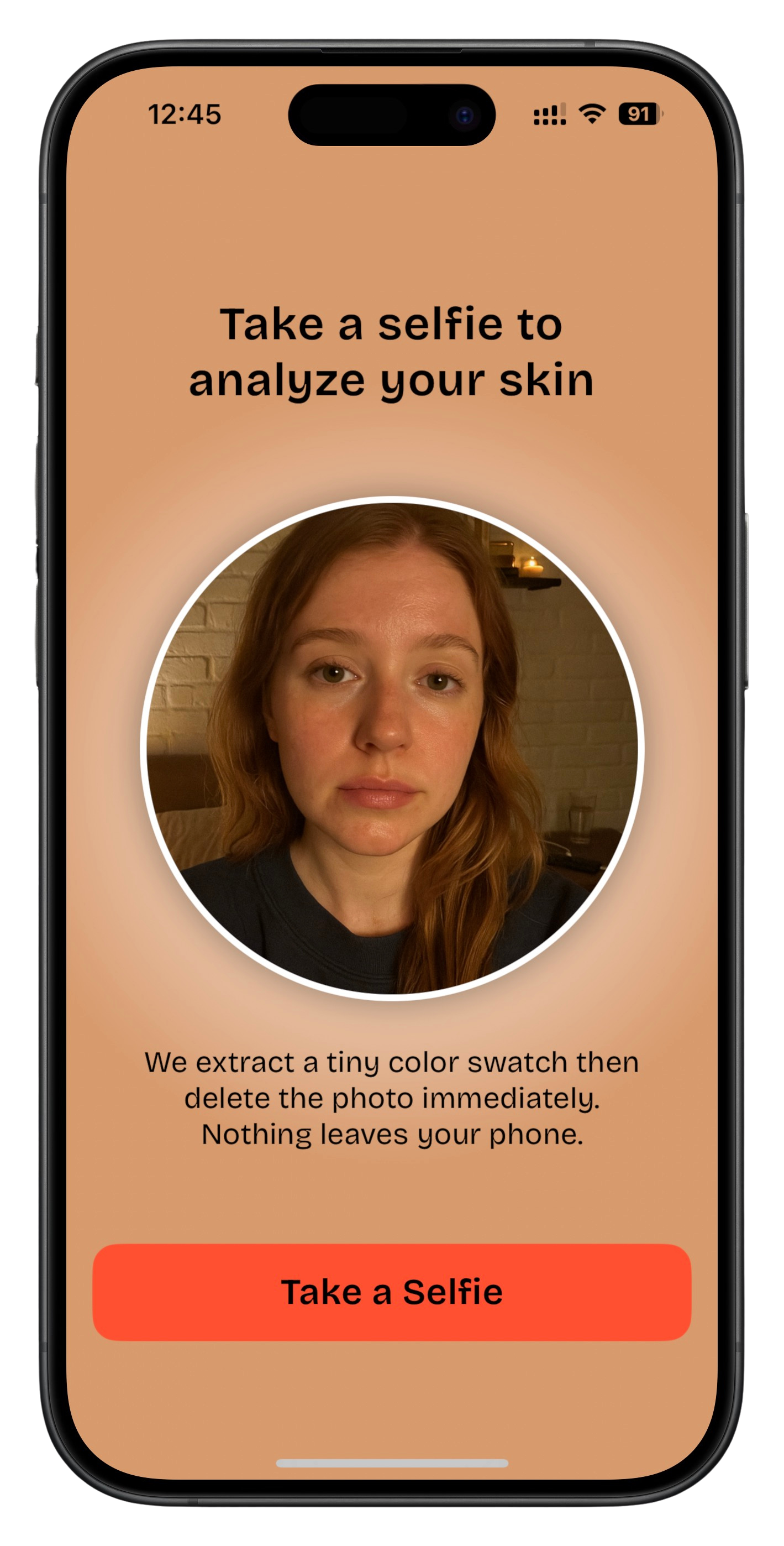 App scan screen